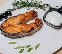 Форель на углях