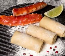 Пирожки с камчатским крабом