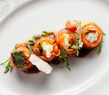 Рулеты из семги