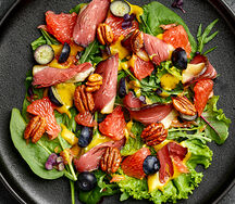 Салат с вяленой уткой