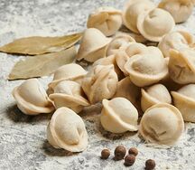 Пельмени с мраморной телятиной