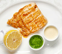 Филе палтуса гриль