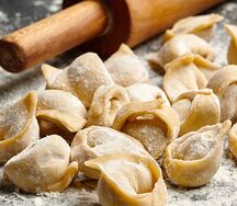 Пельмени с олениной