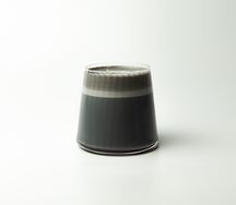 Чёрный капучино с брауни