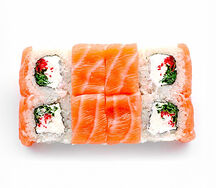 Ролл Филадельфия лайт с тобико