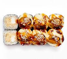 Запеченный с мидиями