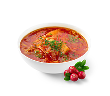 Борщ с клюквой