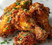 Куриная голень на углях