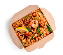 Паэлья с креветками