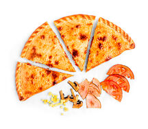 Кальцоне с Ветчиной и Грибами