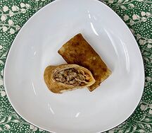 Блинчик с говядиной и рисом