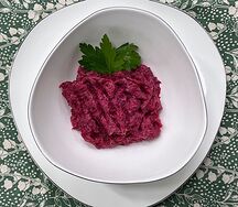 Свекла с чесноком