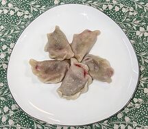 Вареники ручной лепки с вишней