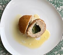 Зраза куриная с маслом и зеленью