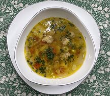Легкий супчик с фрикадельками