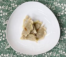 Вареники ручной лепки с капусткой