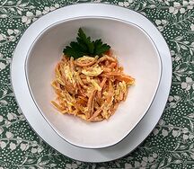 Морковь с сыром и чесноком