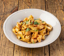 Паппарделле с морепродуктами