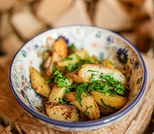 Картофель, жаренный с луком