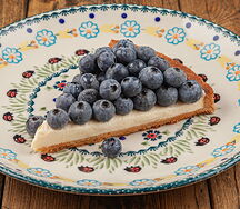 Пирог со свежей голубикой