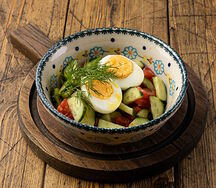 Салат овощной с маслом