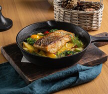 Нельма с овощами