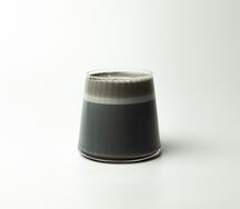 Чёрный капучино с брауни