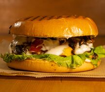 Грибной бургер