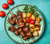 Ланч на углях