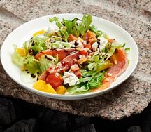 С семгой и апельсином