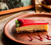 Чизкейк малиновый