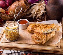 Кебаб с курицей и сыром