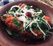 Люля-кебаб из говядины в соусе