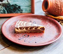 Чизкейк три шоколада