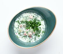 Окрошка на кефире