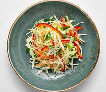 Салат из капусты с болгарским перцем