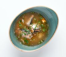 Суп с сайрой