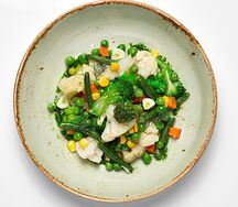 Овощи отварные Мозайка