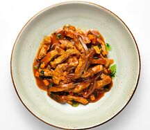 Поджарка из свинины