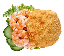 Японский Бургер с Креветками