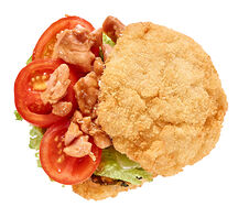 Японский Бургер с Курицей