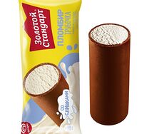 Мороженое Золотой стандарт Трубочка