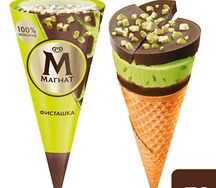 Мороженое Магнат рожок фисташка