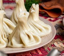Хинкали с телятиной и свининой
