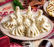 Хинкали с креветкой