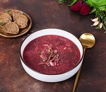 Борщ домашний с говядиной оригинальный