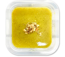 Суп-пюре из цукини с грецким орехом