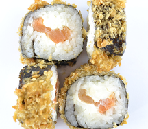 Сливочный лосось темпура