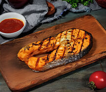 Стейк из лосося