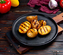 Картофель, запеченный на мангале